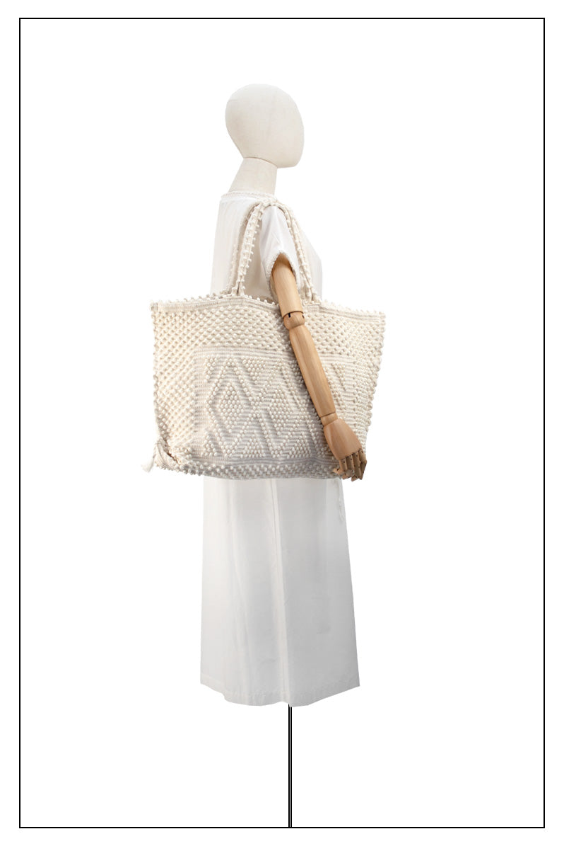 Capriccioli Large Tote Sustainable handwoven large tote fashion