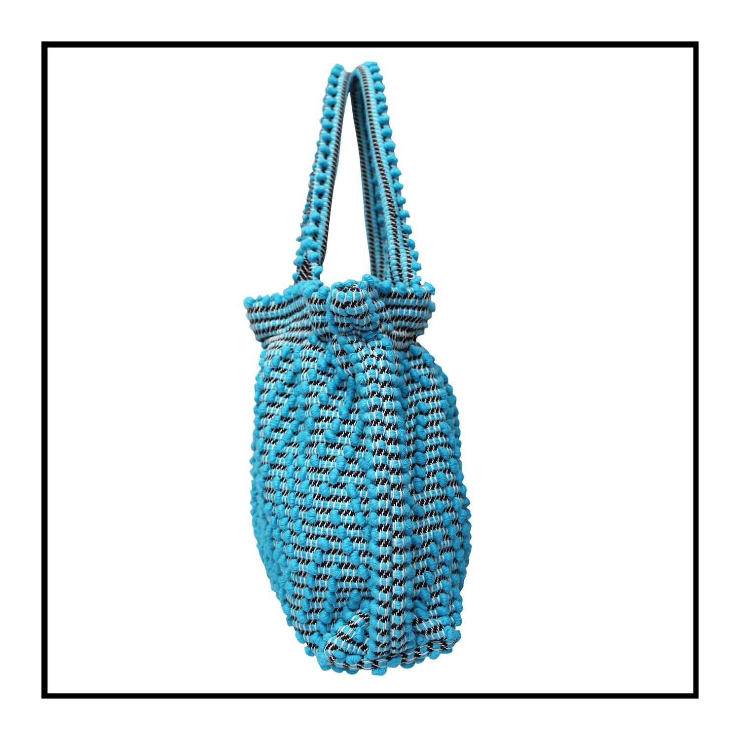 Antonello Tedde handmade eco sustainable bag NORA MED tote handbag 