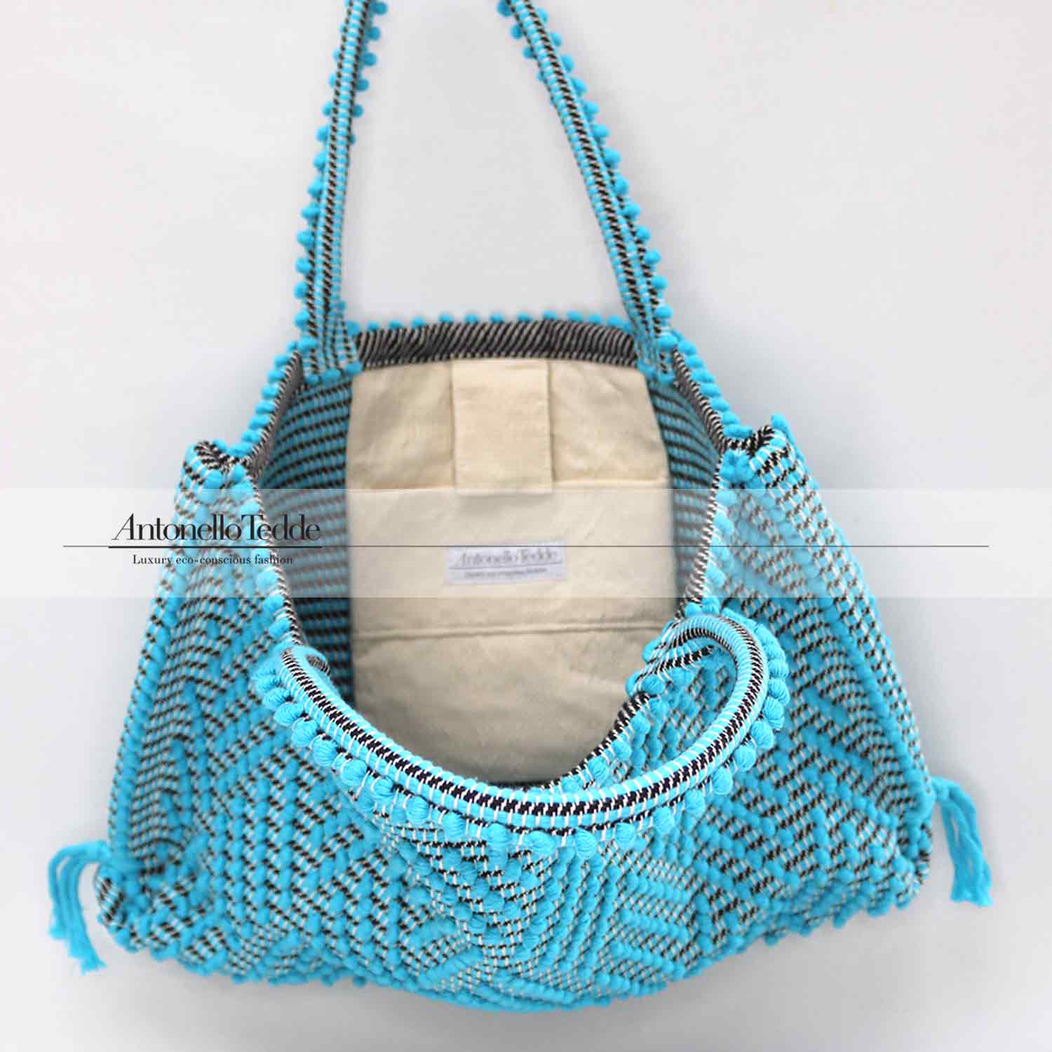 Antonello Tedde handmade eco sustainable bag - CAPRICCIOLI MED_ZigZag – ANTONELLO  TEDDE